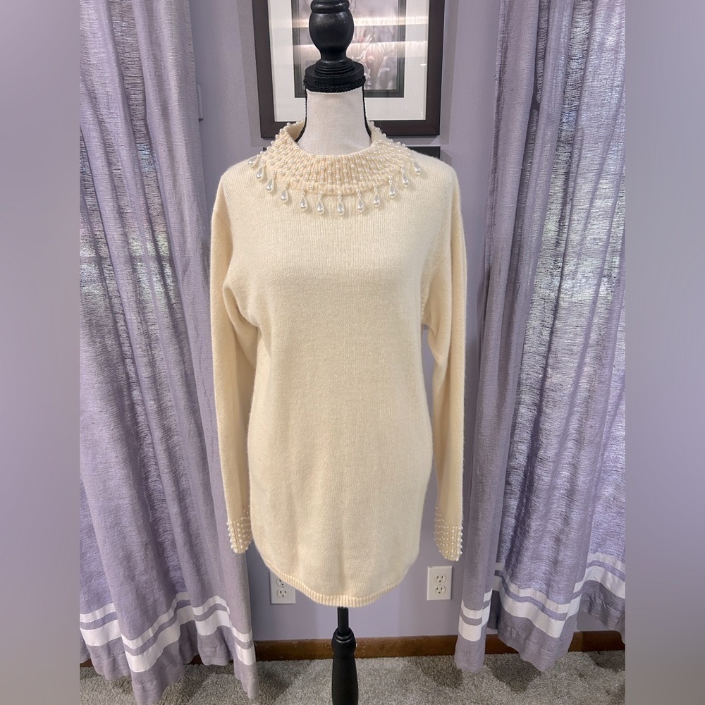 Vintage Lew Magram Angora Sweater
